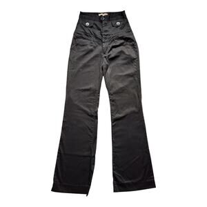 Women's Refuge High Waist Black Pants, Size 3, Cotton, Spandex